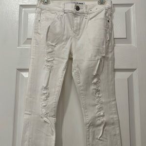 White Express Ripped Jeans